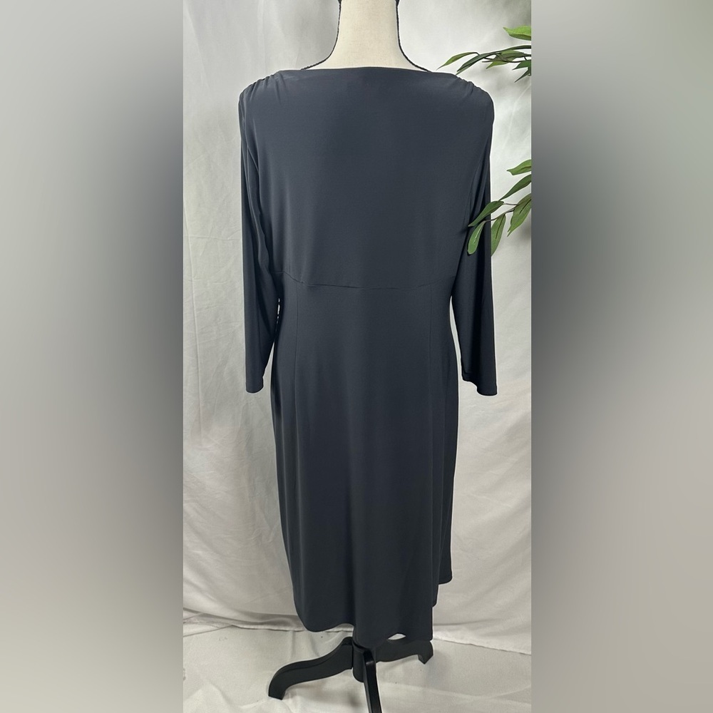 Ralph Lauren Dark Gray Long Sleeve Dress - Picture 4 of 10